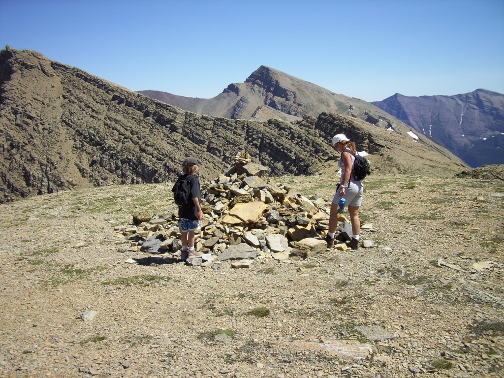 At the peak siyeh pass by William Droskoski