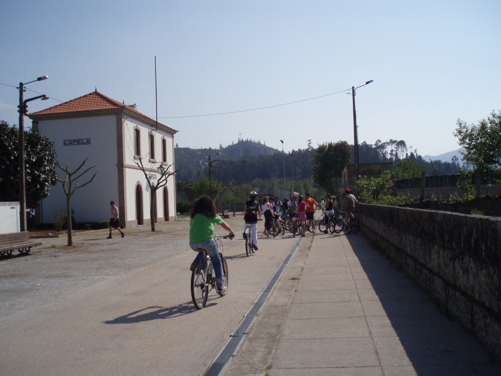 Ecopista do Rio Minho - antiga estação da CP de Lapela by Eduardo Cerqueira