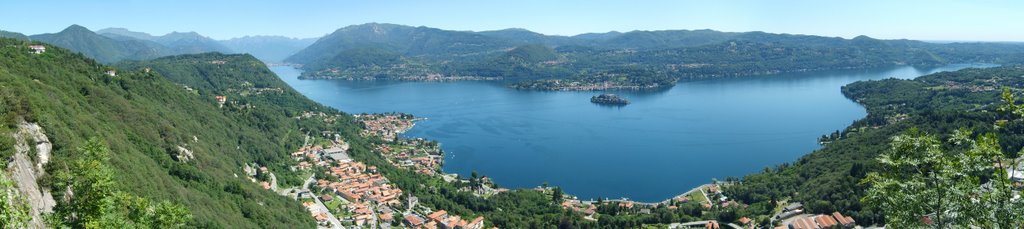 Lago d'Orta dalla Madonna del Sasso by Alberto Orlandini