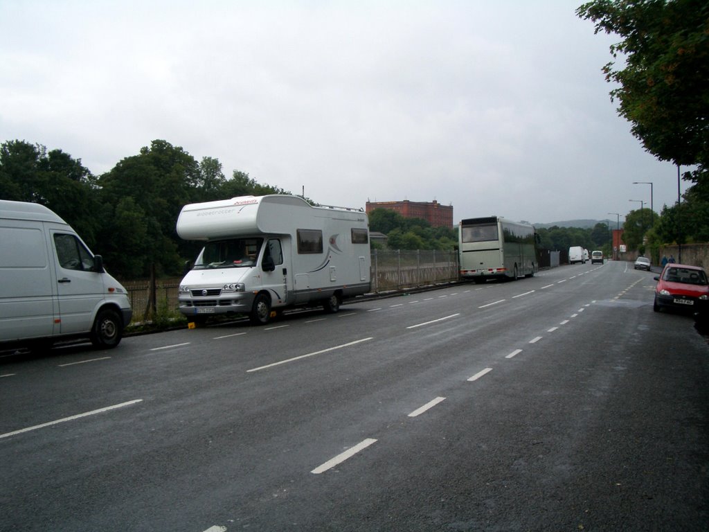 Stellplatz in Bristol bei vollem Campingplatz (Baltic Warf) by Thomas Laur