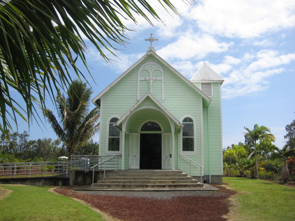 Star of the Sea Painted Church Big Island, HI by flyingpolar