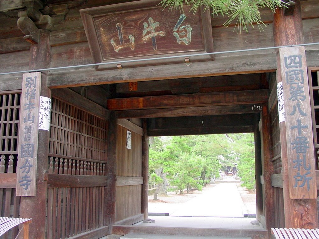 The Gate to Kokubu Temple by ayusann