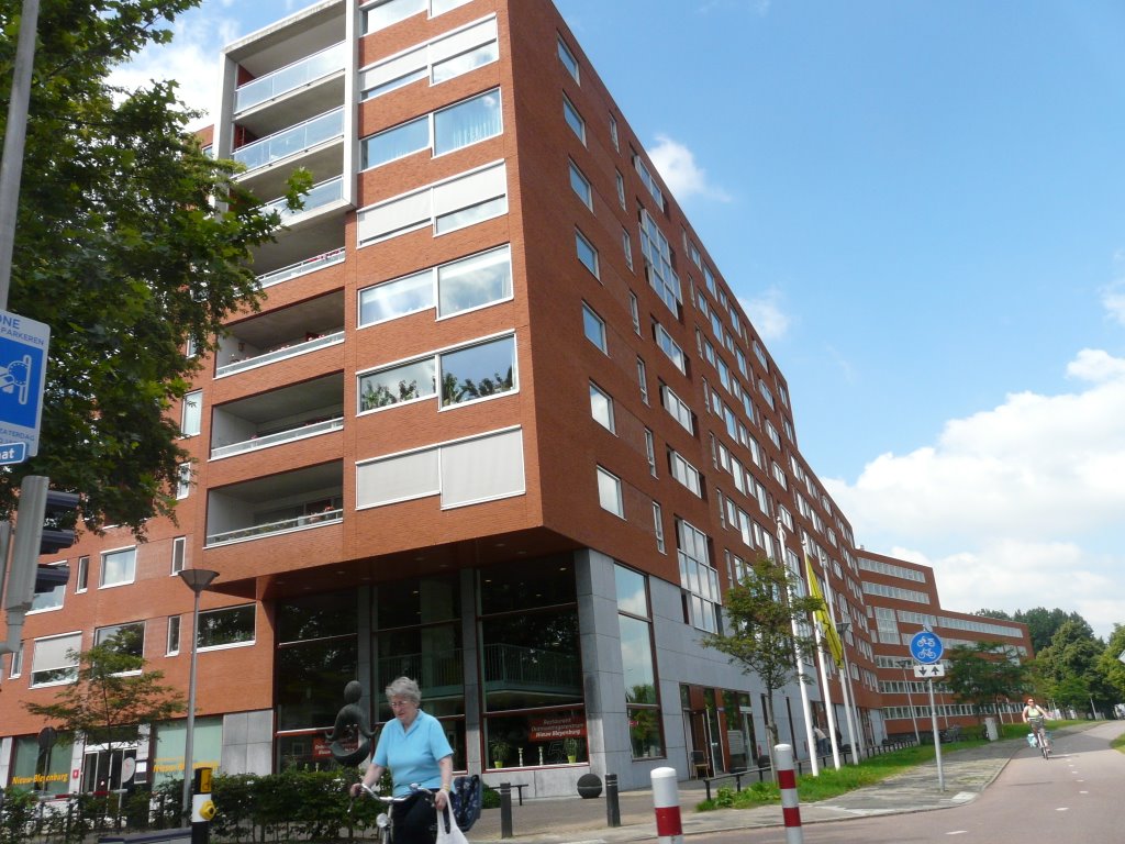 Appartementen aan de Van Esveldstraat / hoek Kardinaal de Jongweg, zicht op zuidwesten, Utrecht by David Jimmink