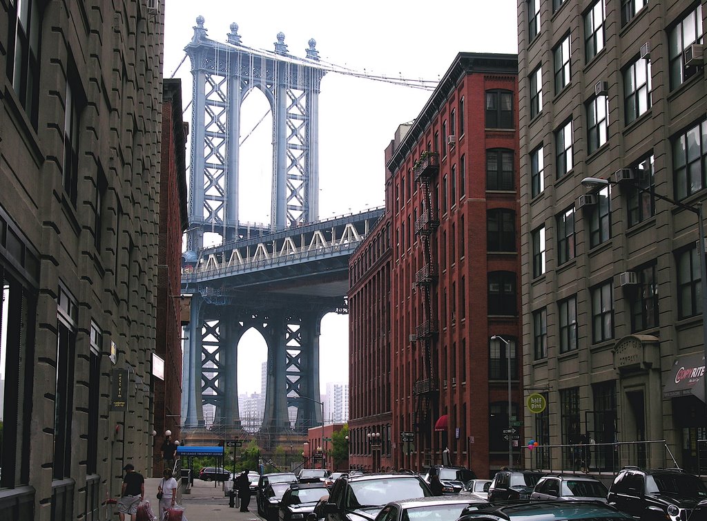 Dumbo (view of manhattan bridge) by bob whalen