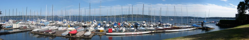 Marina on Lake Washington in Seattle by jasonross1234