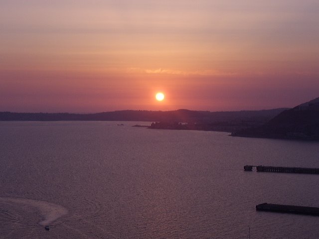 Paesaggio Virgiliano con tramonto by gabriele napolitano