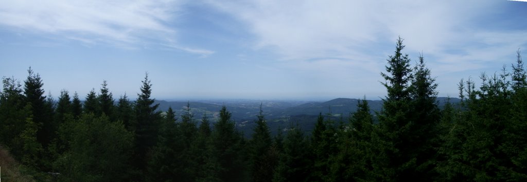 Panorama depuis les roches druidique by yoyolefou