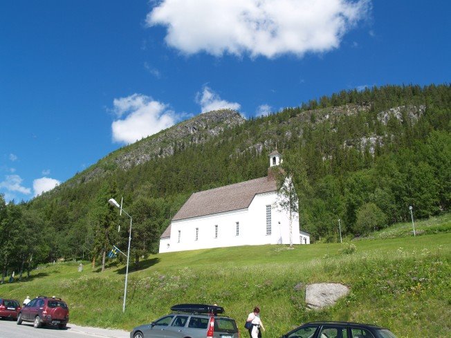 Church in Funäsdalen, Härjedalen (Jämtlands län) by © by Heinz von Felde