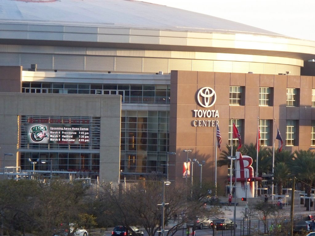 Toyota Center From Houston Center by angelrene