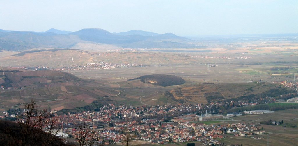 Looking North from Hohlandsburg castle by Francois Schnell