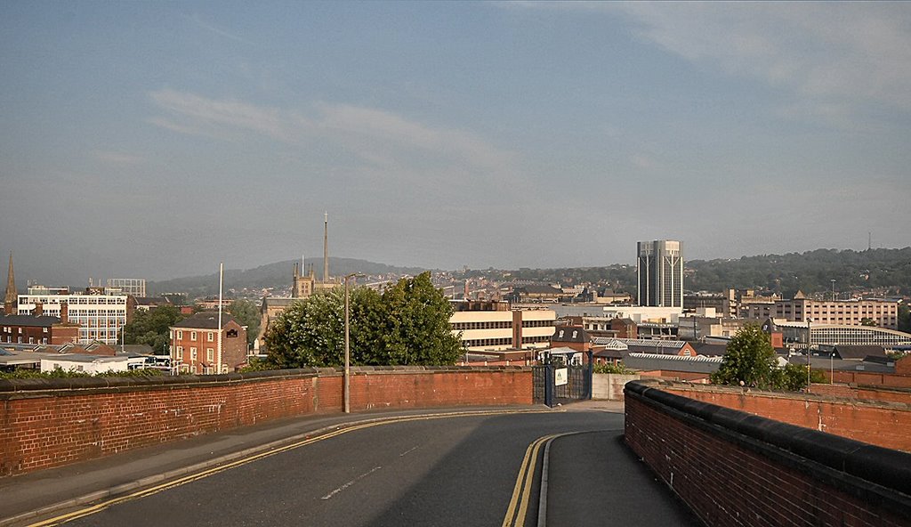 View over the town by David Humphreys