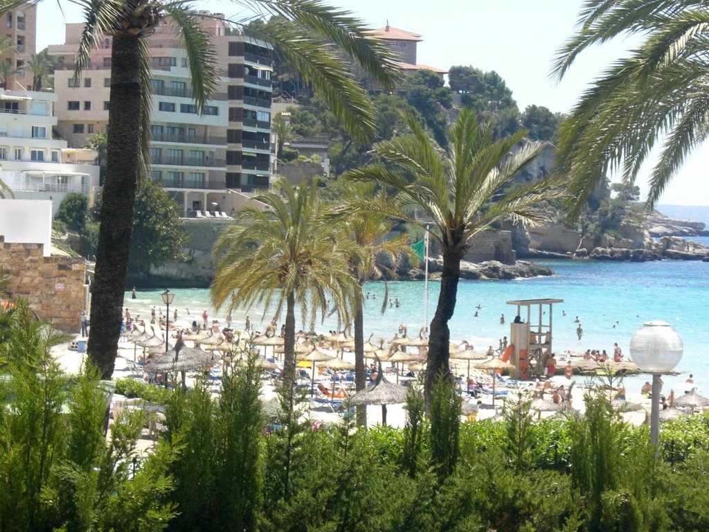 Beach view from hotel playa calamayor by andact