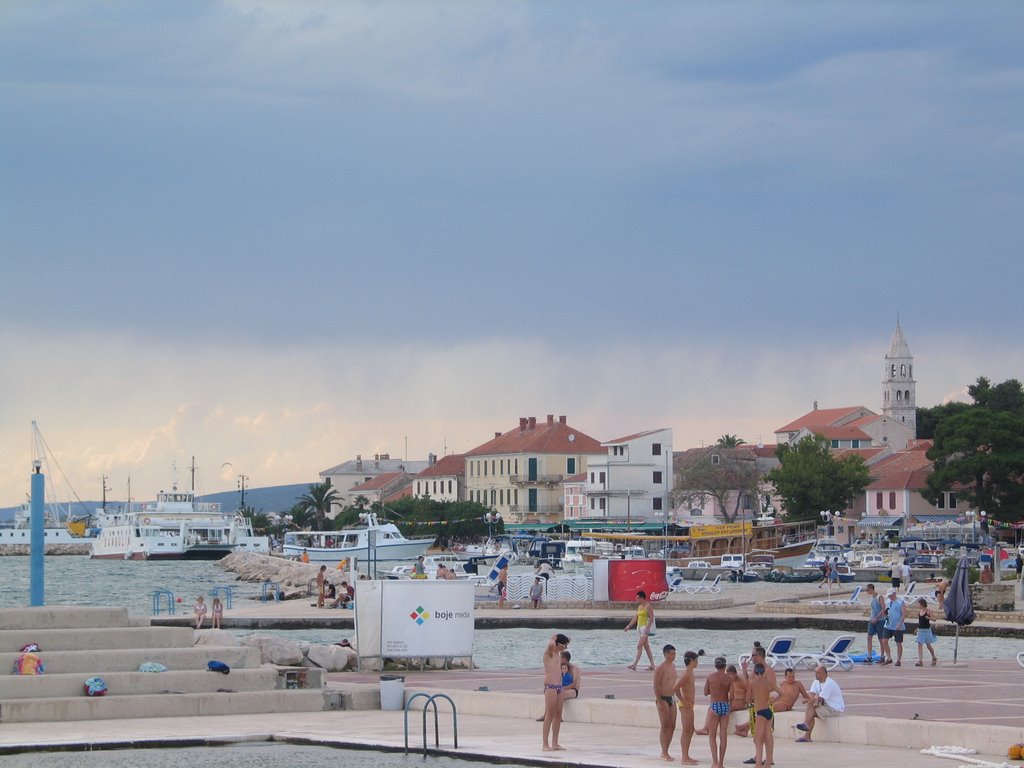 View of Biograd from City Pool by Tania Lugomer-Pomper