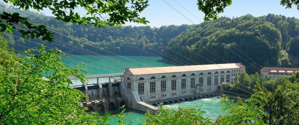 Looking SW at Hydroelectric Powerstation Wohlensee (Roth) by taylor_s2