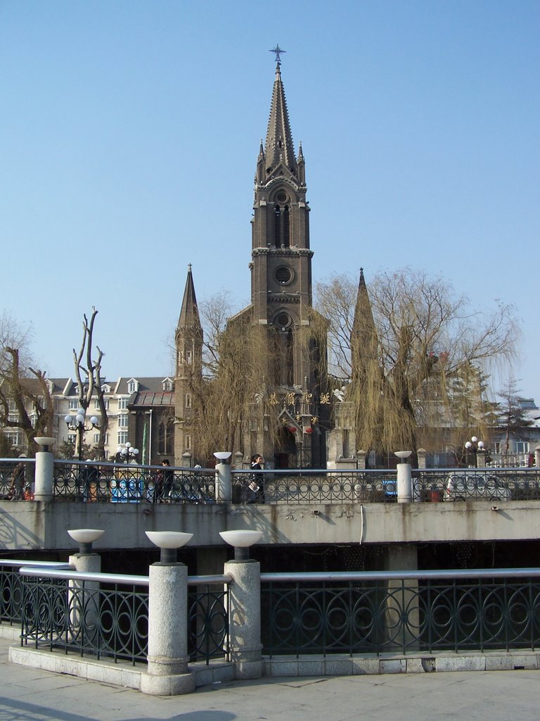 Jilin Catholic Church in April 2008 by The Cruiser