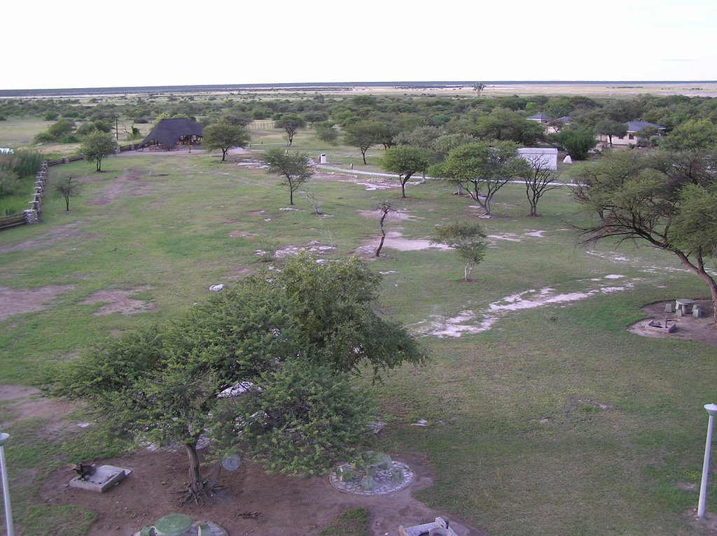 Namutoni campground, Etosha by Peter & Shelly