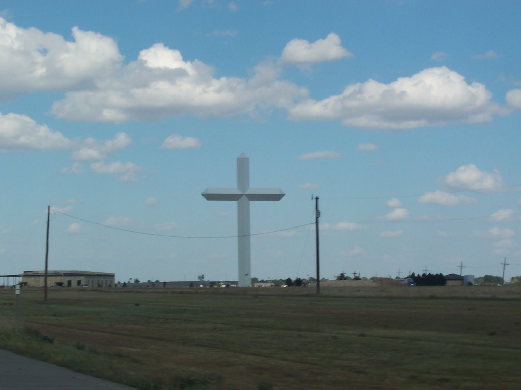 Giant cross by Jesse Scott