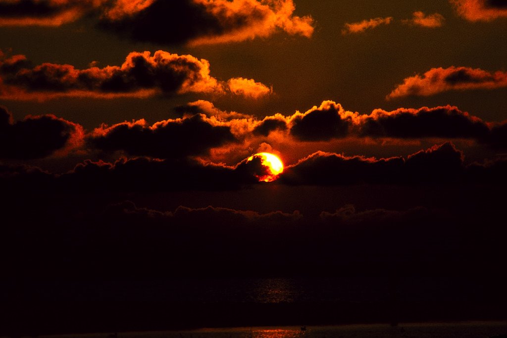 Sonnenuntergang im Westen von Baltrum by khopan