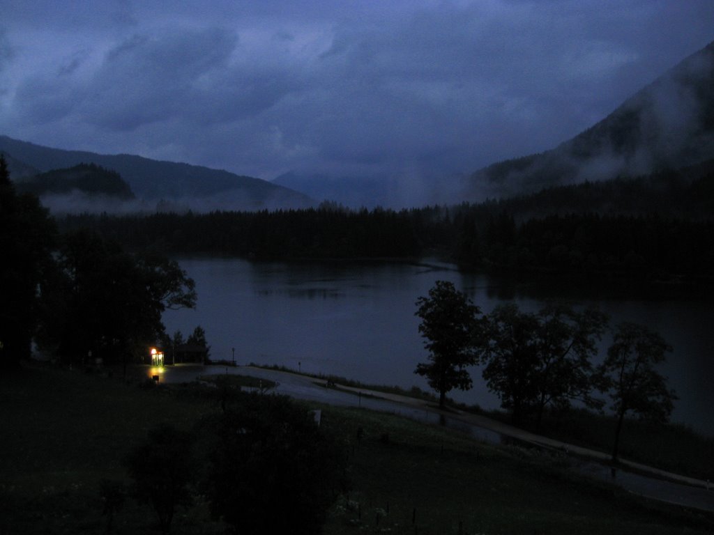 Ramsau Hintersee at night by svweber