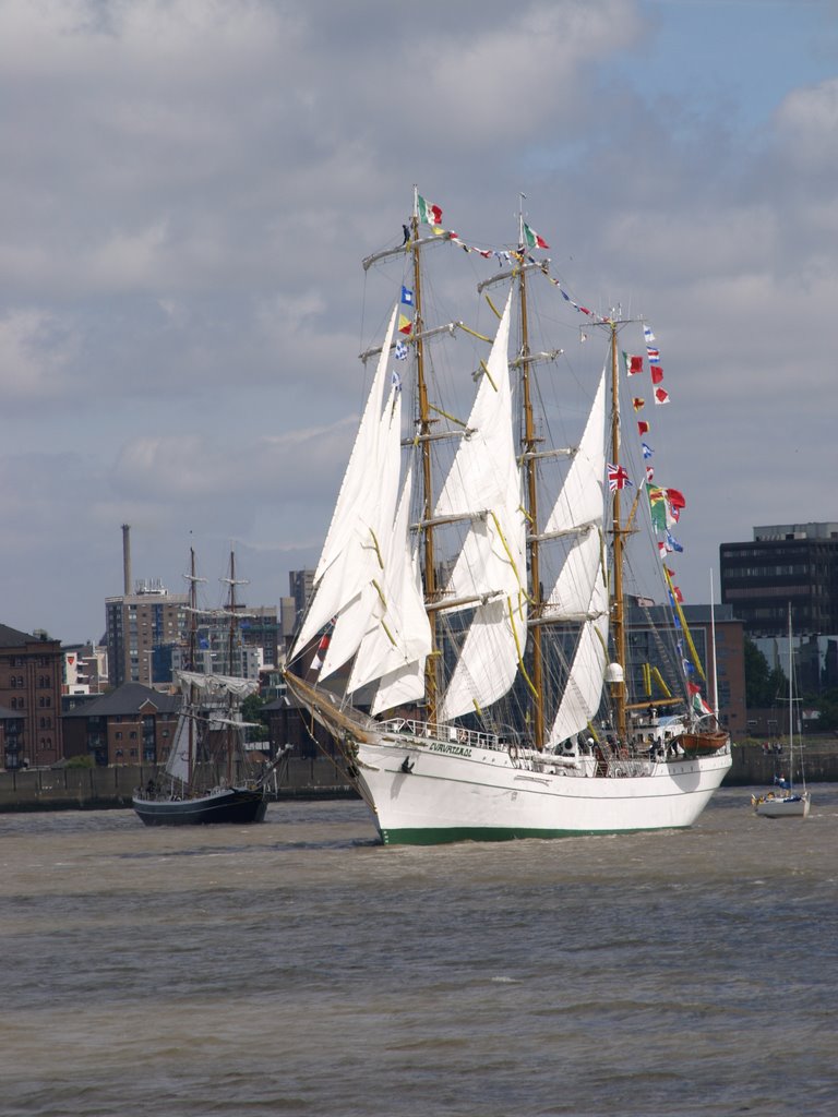 Tall Ships Race 2008 on the River Mersey by merseygolfnews