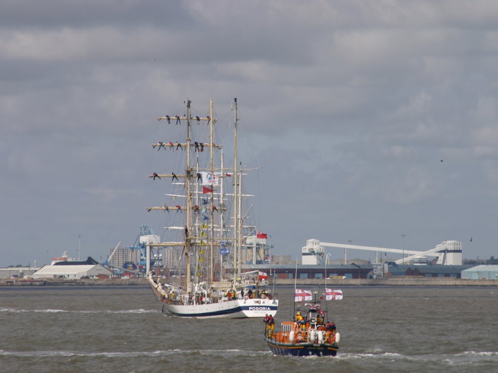 Tall Ships Race 2008 on the River Mersey by merseygolfnews