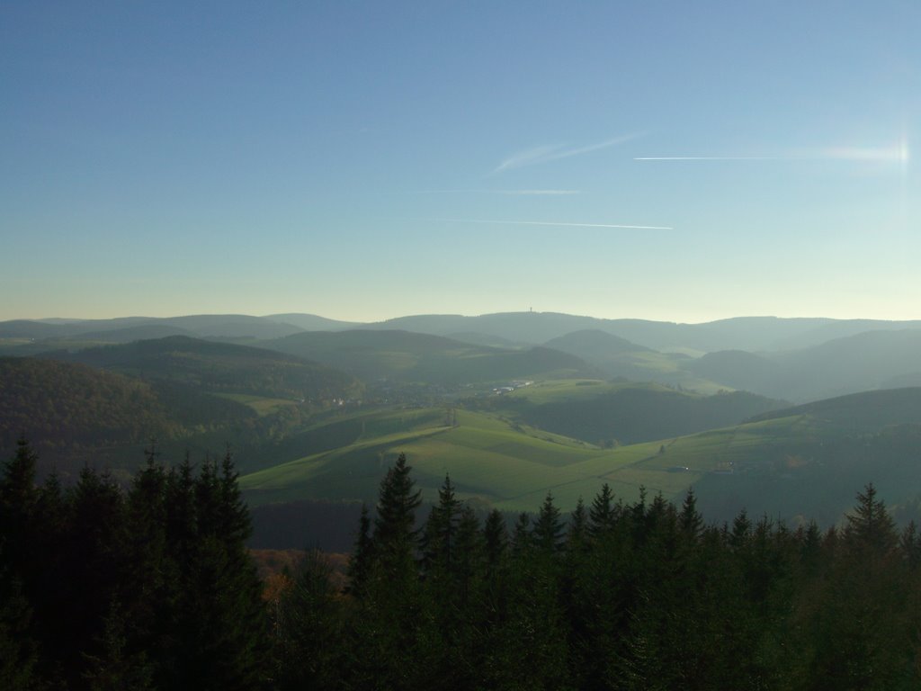 Blick vom Dommelturm auf den Hochheideturm by sunedge