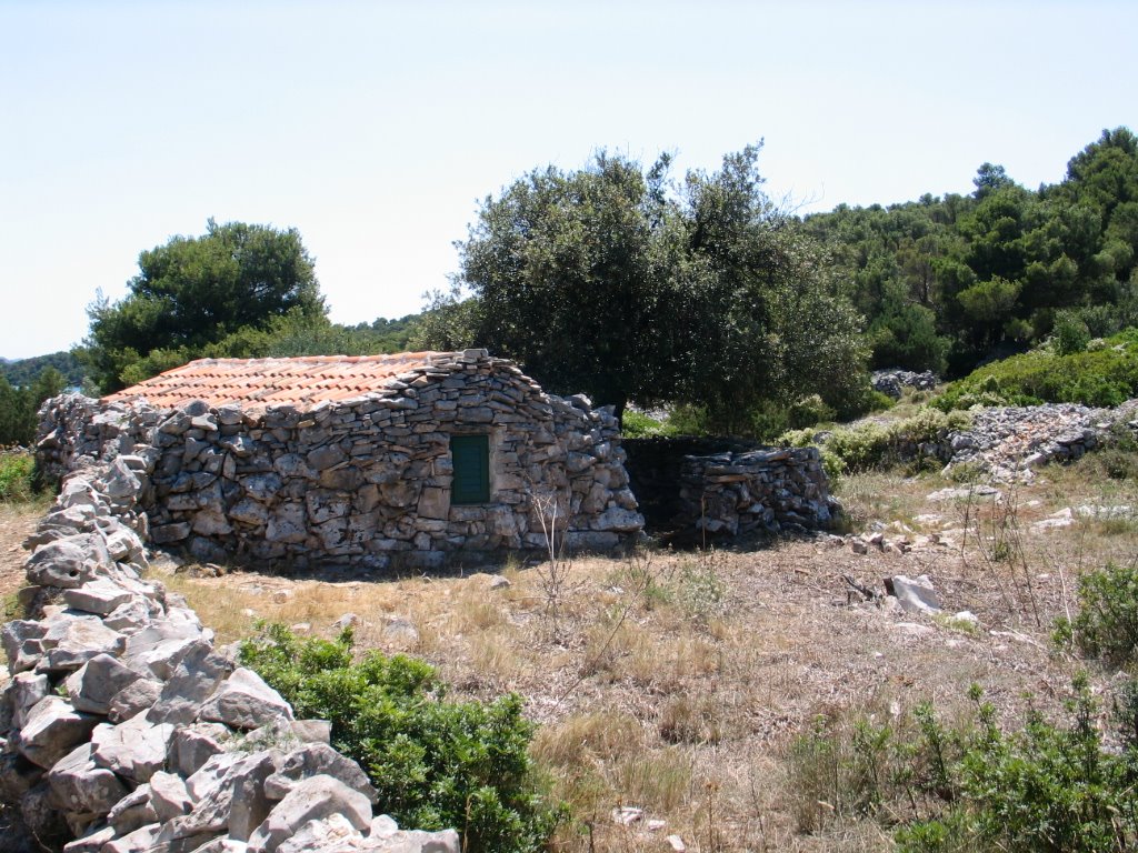 Typical Old Dalmatian House in NP Telaščica by Tania Lugomer-Pomper