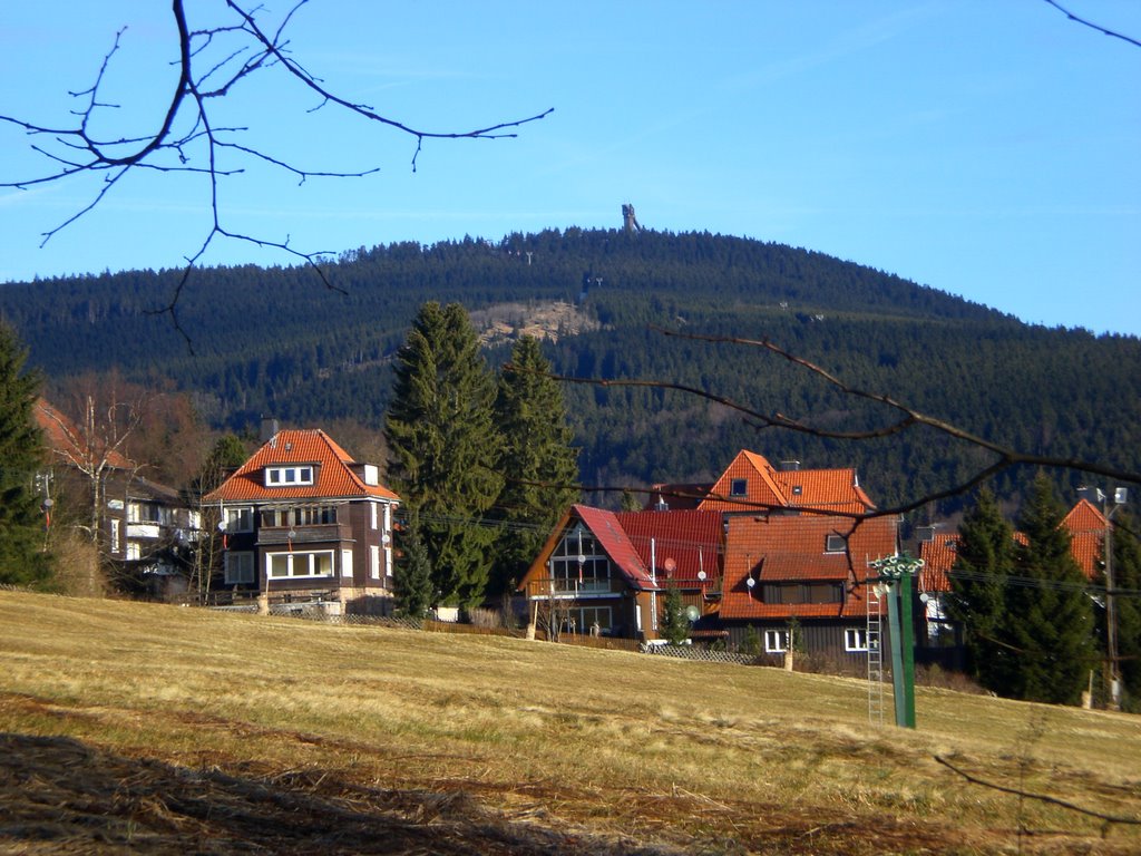 Blick auf die Skisprung-Schanze by Christoph7