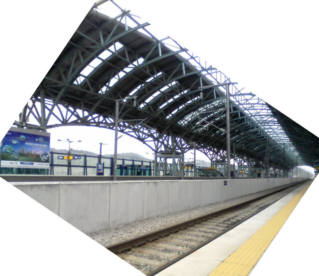 KTX platform _ Cheon-An A-San station by Prime Hojok