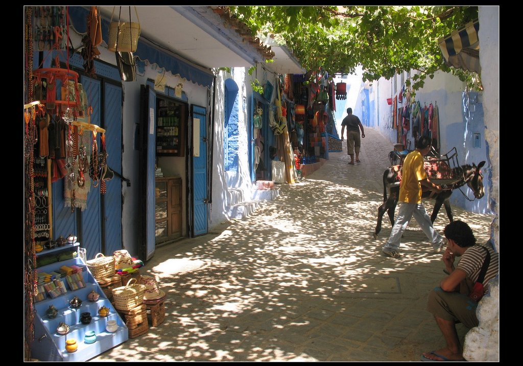 STREET IN CHEFCHAOUEN by Terrie Juan de Loren…