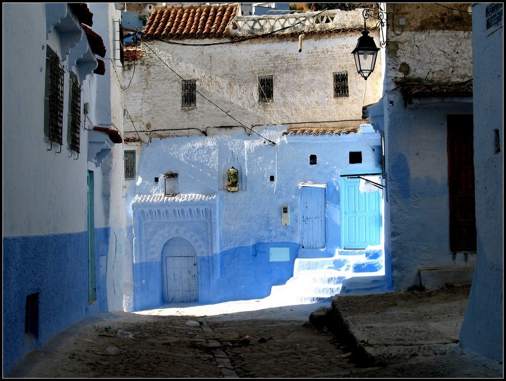 STREET IN CHEFCHAOUEN T by Terrie Juan de Loren…