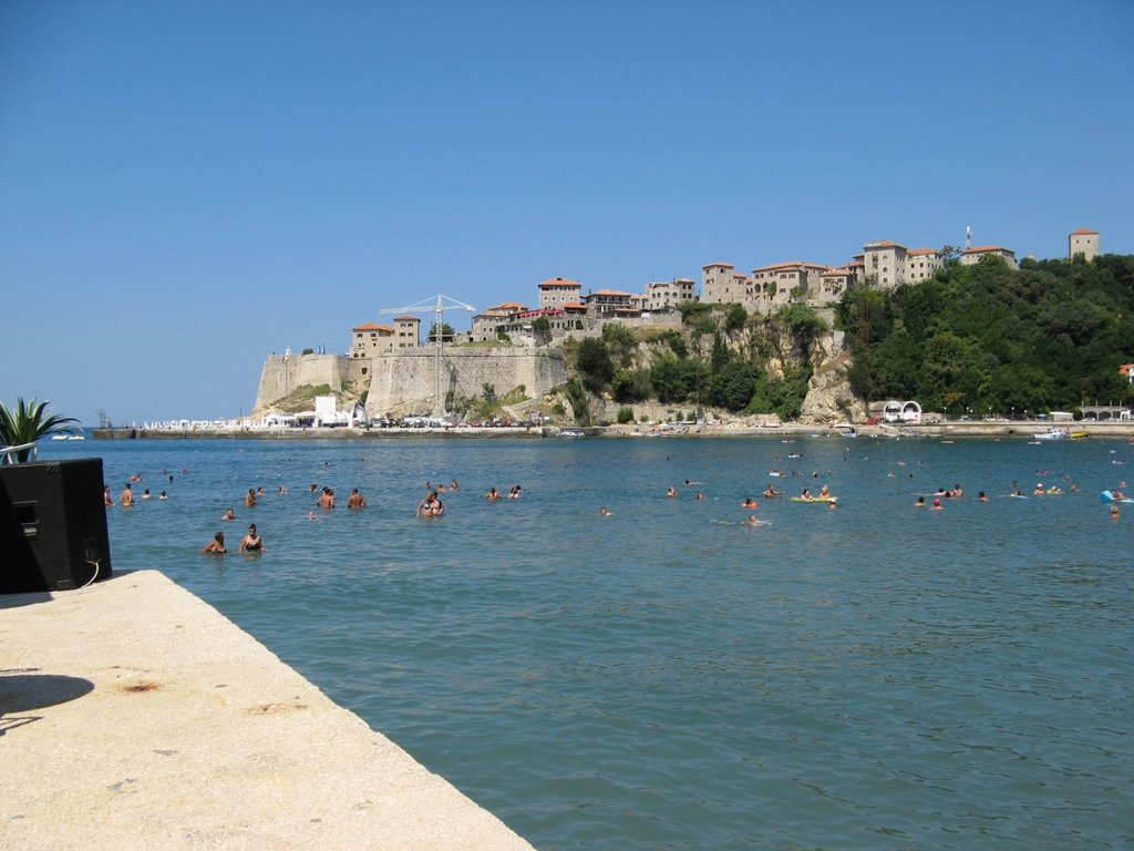 Ulcinj, pogled tvrđavu by Dejan Kovačević