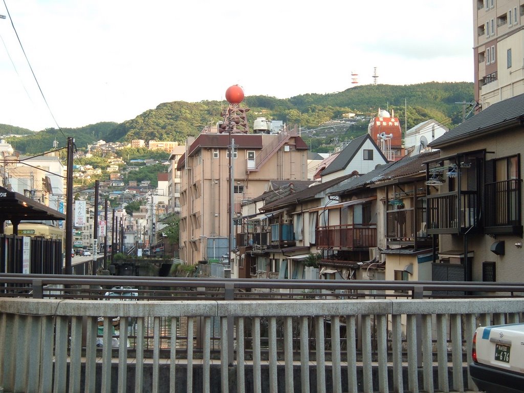 Nagasaki house's river by brucebogliasco