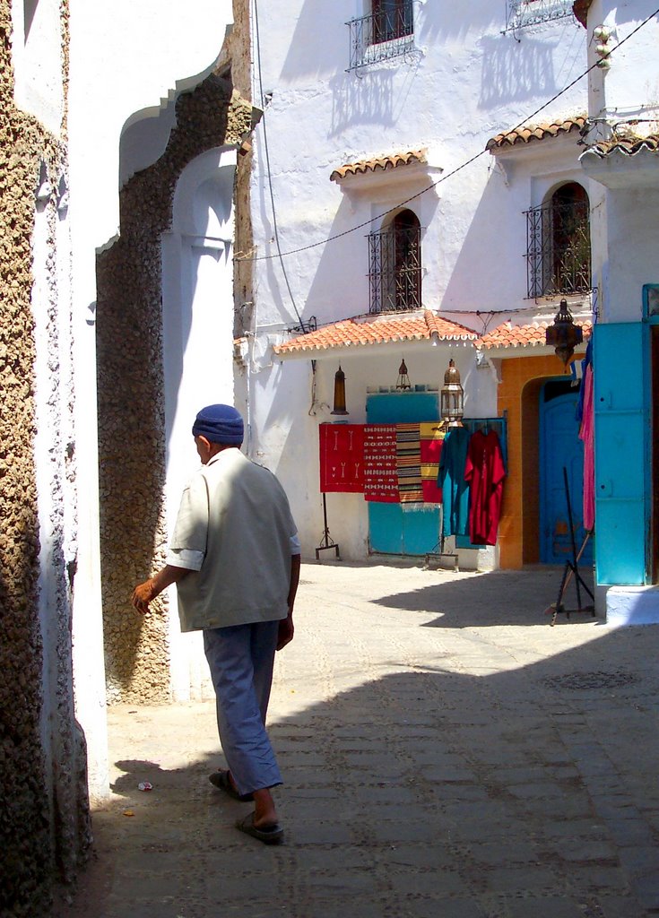 STREET IN CHEFCHAOUEN by Terrie Juan de Loren…