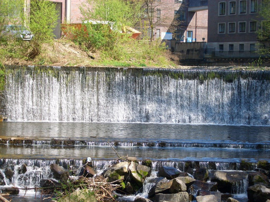 Wasserfall Herzberger Papierfabrik by heinbremer