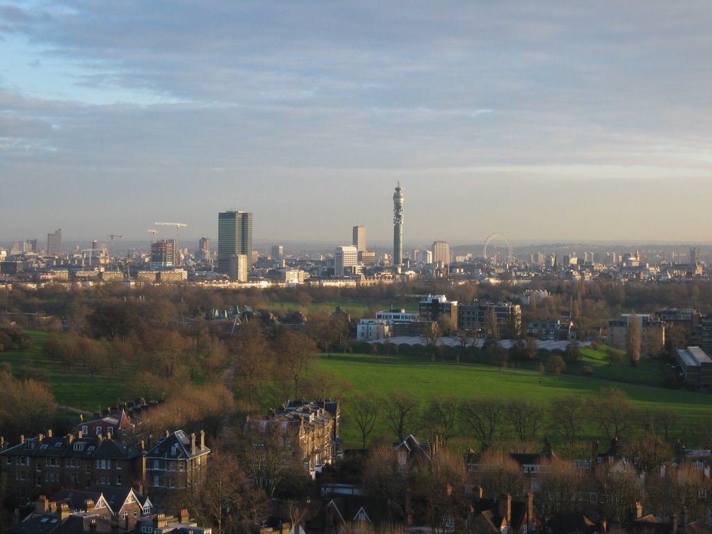 View over Primrose Hill by Birdz