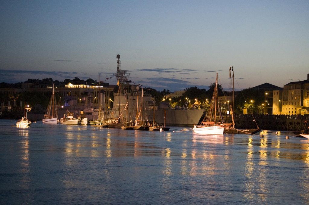 Nocturne sur l ile de nantes by Dom froggy