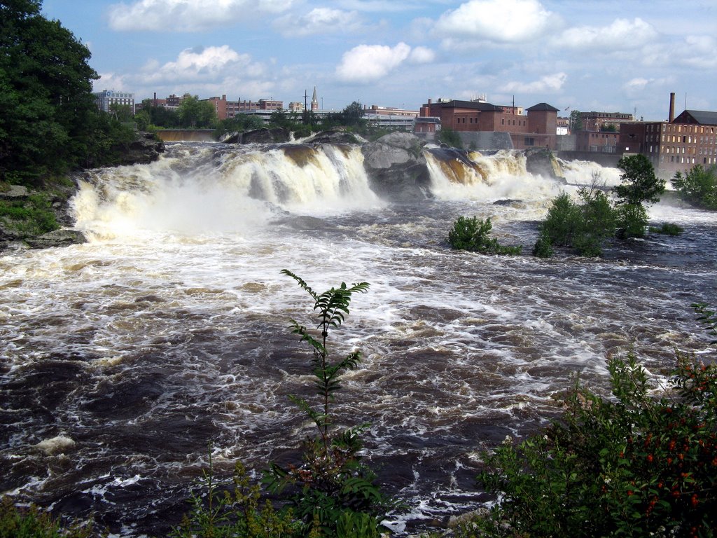 Great Falls of the Androscoggin by d.dushane