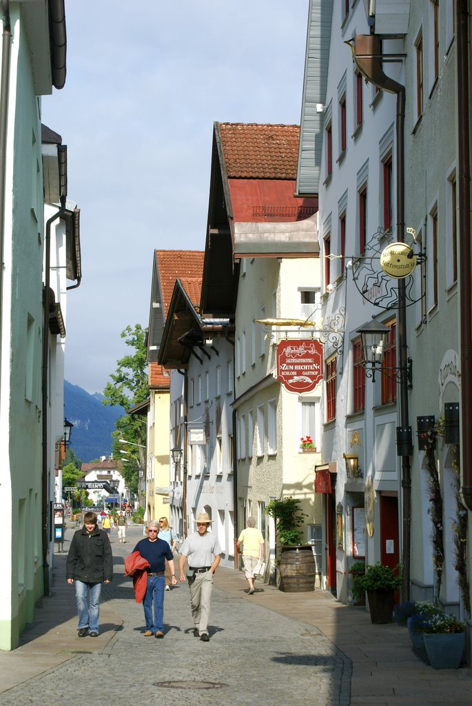 Füssen - Rundgang. Ritterstrasse. © by UdoSm.the2nd by ©UdoSm.the2nd