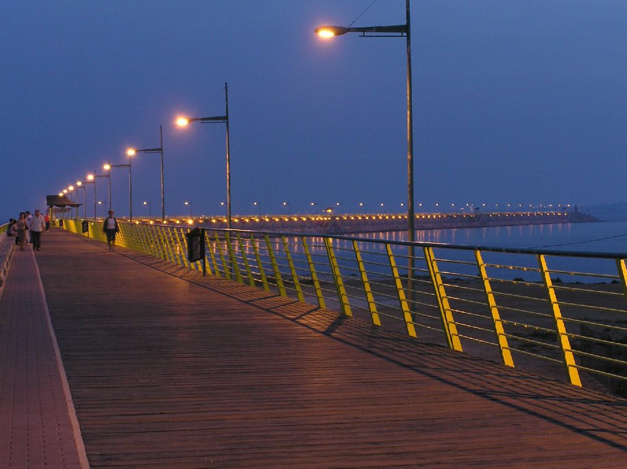 Breakwater of Torrevieja by Juha Meriluoto