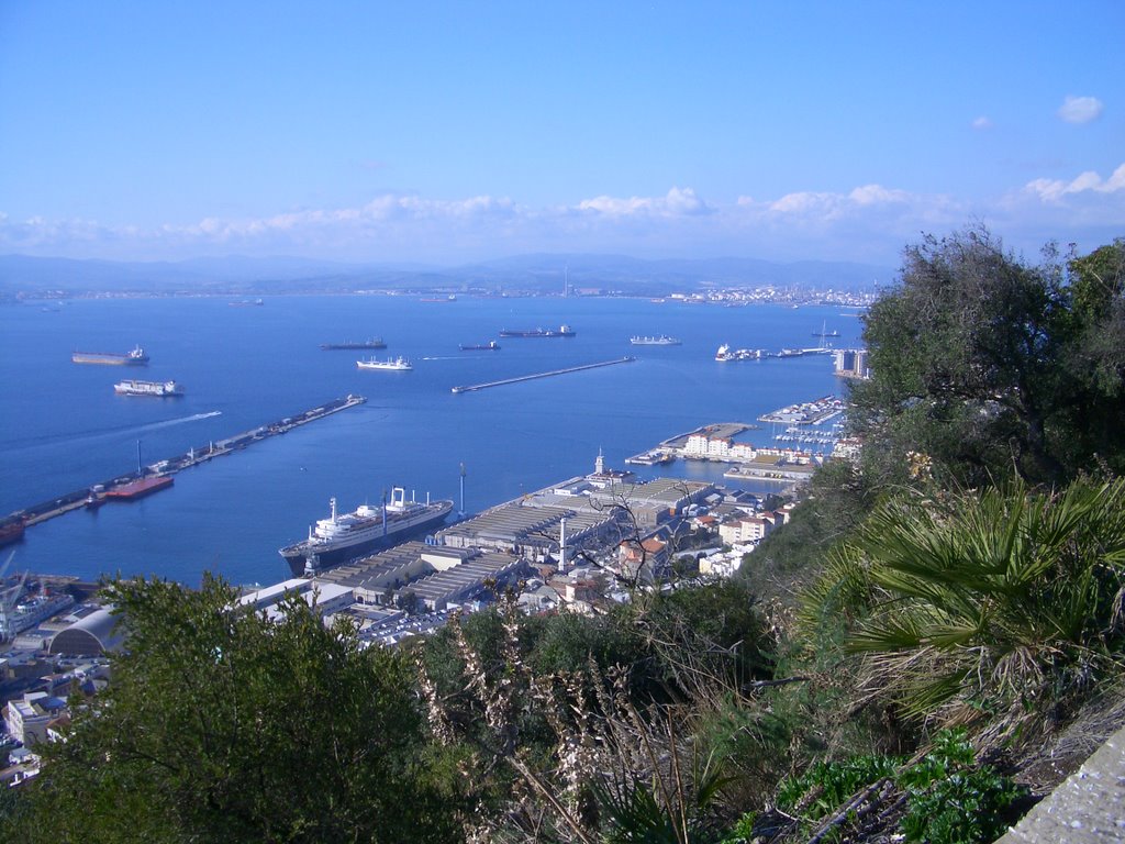 Gibralter Harbour by Starbuck617