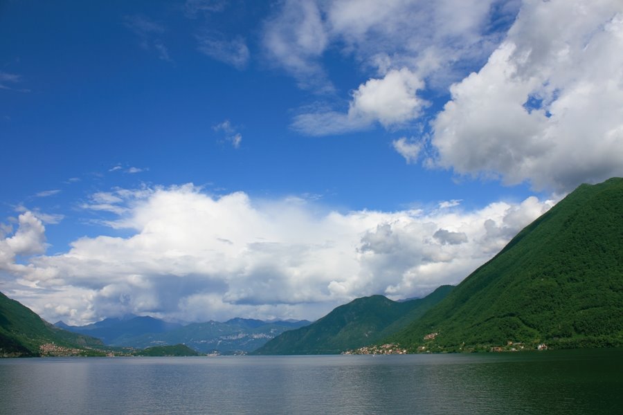 Como lake by Dario Balzola