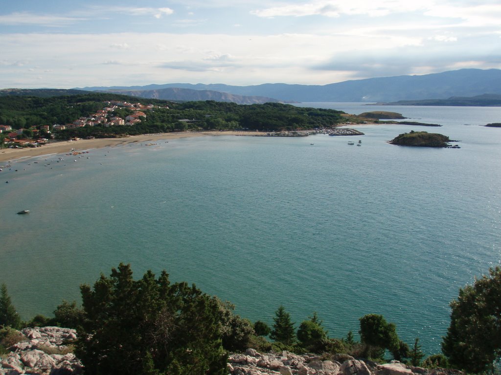 Lopar bay from the near hill NF by Ferenc Nagy