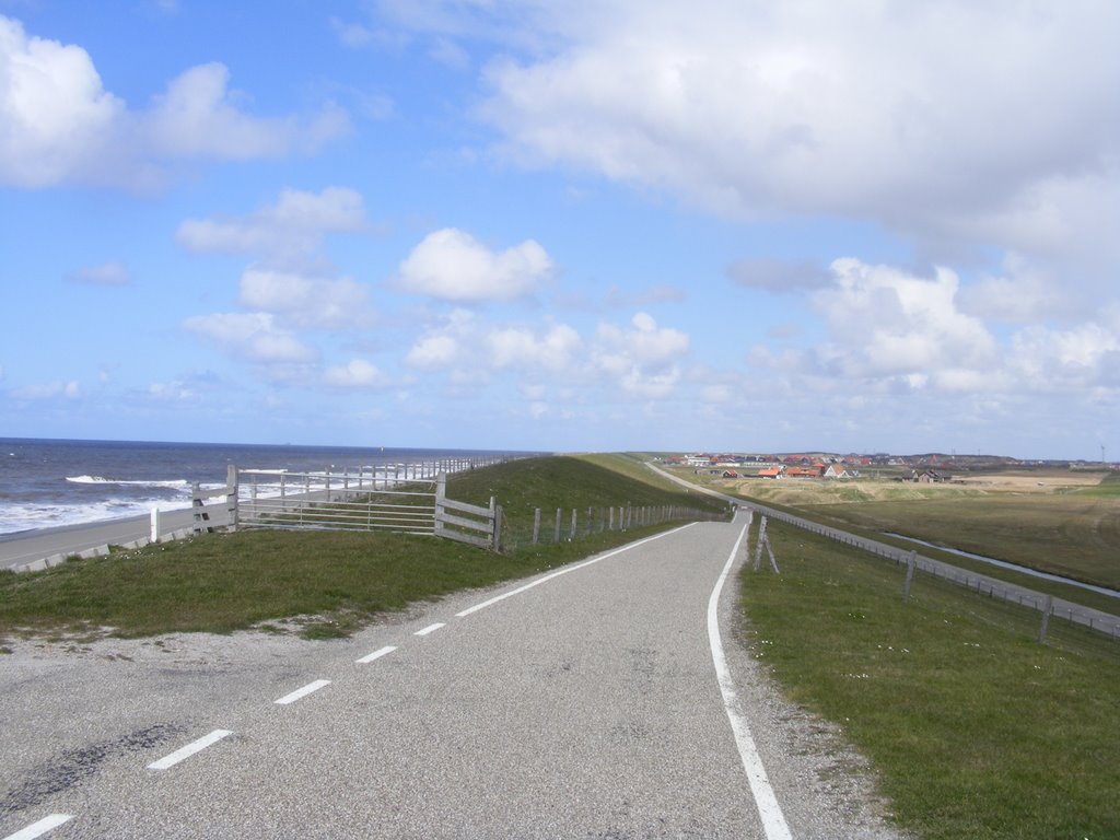 Hondsbosse zeewering bij Petten by edraveen