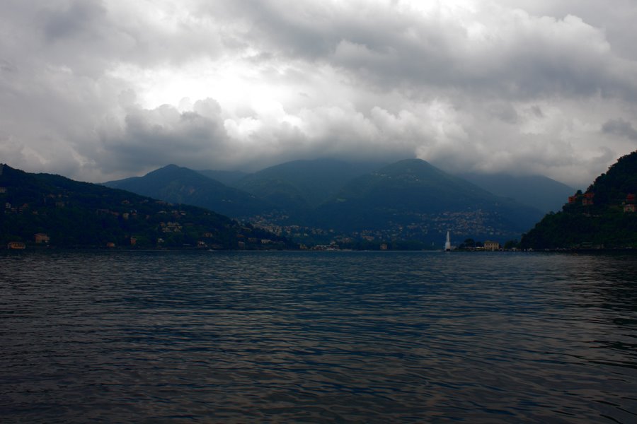 Storm on the lake by Dario Balzola