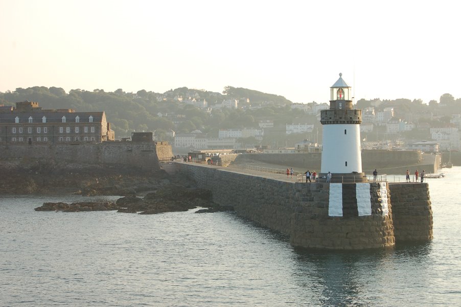 Leaving Guernsey Harbour by Rob B.