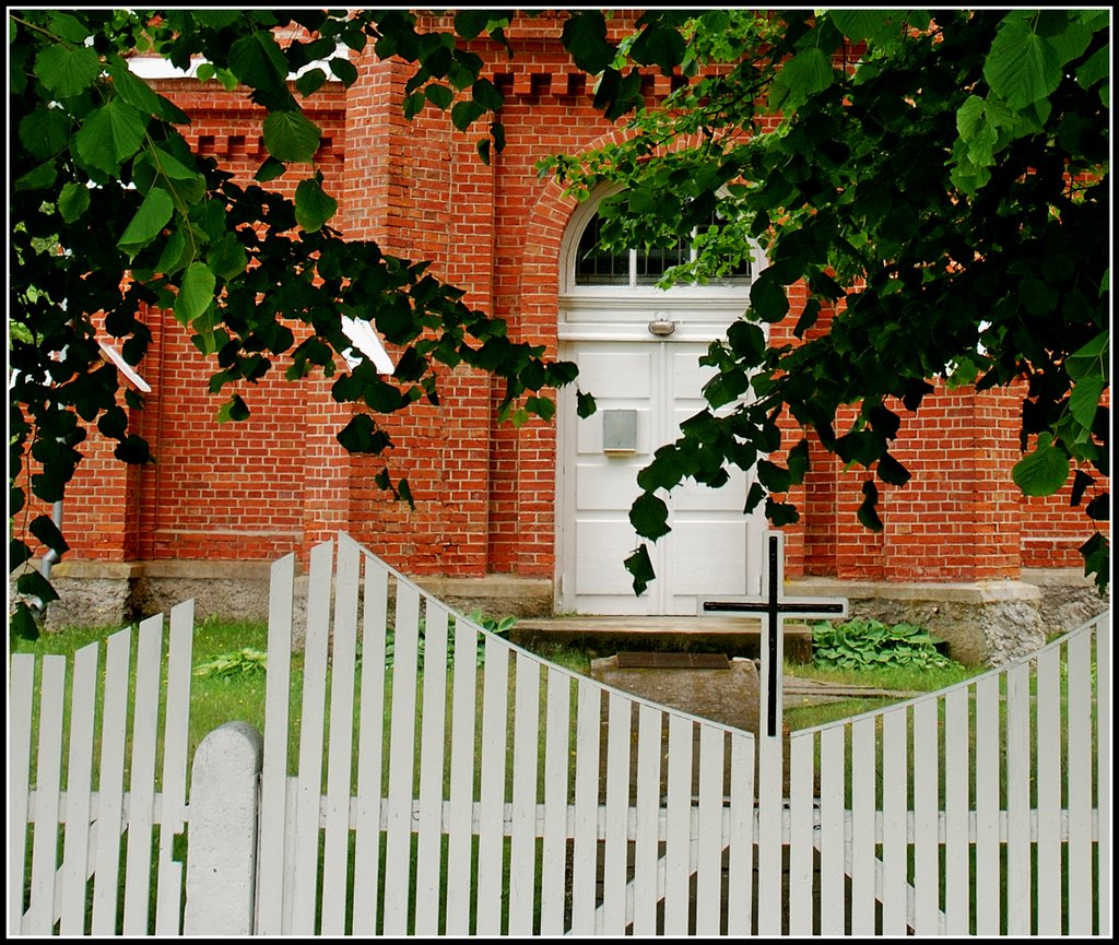 Miķeļtornis Evangelic Lutheran Church by Jurgis Karnavicius