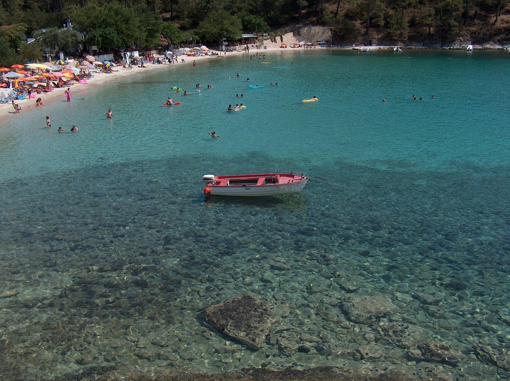 Thassos Aliki Beach by Stratos Lig