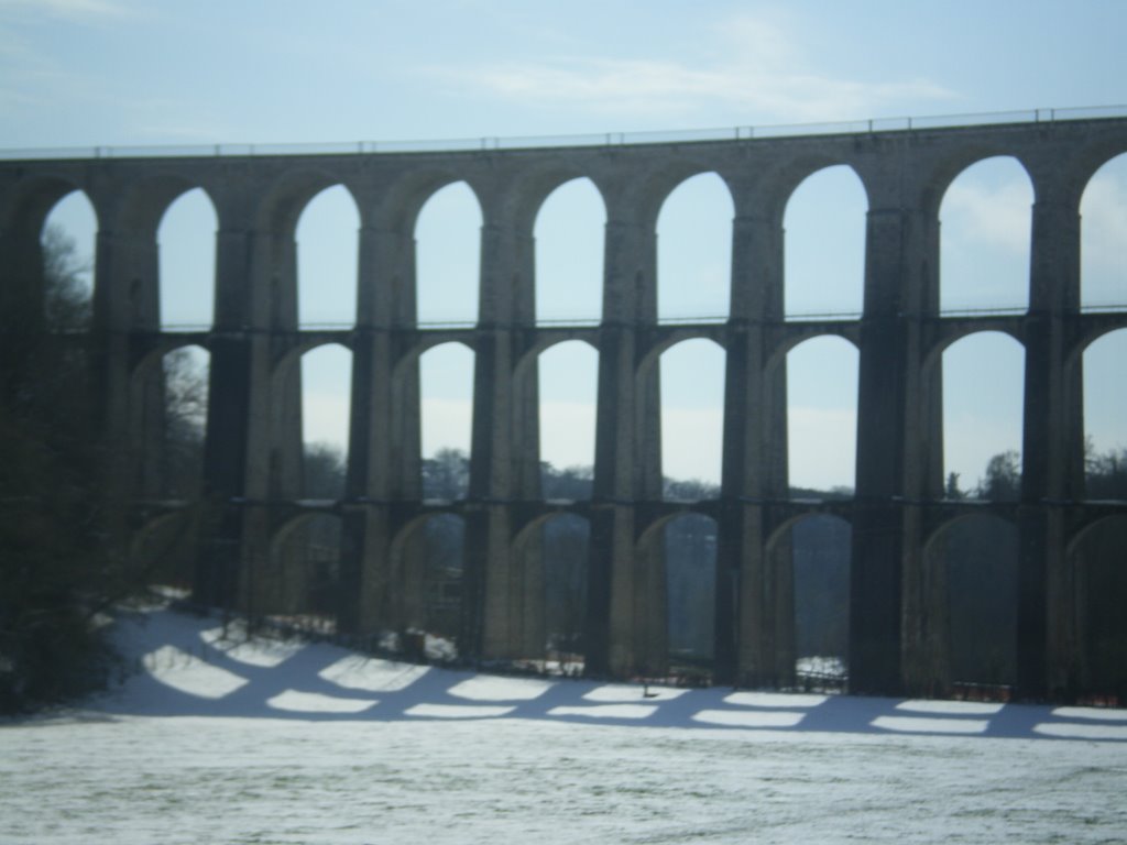 Chaumont - Viaduc sous la neige by aditha