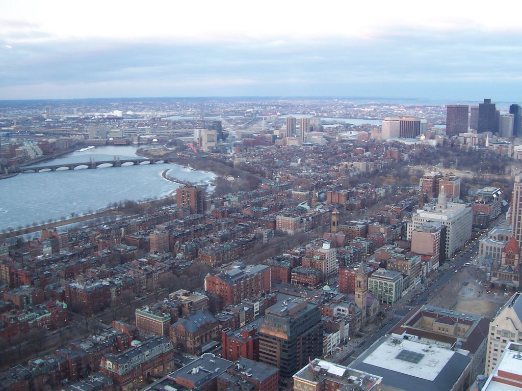 Back Bay seen from the top of Prudential Center by paiao